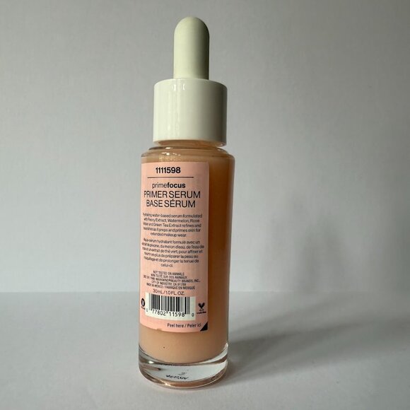 Wet n Wild primefocus Primer Serum Base Serum hydrate 1.0FL 30ml - Picture 2 of 4